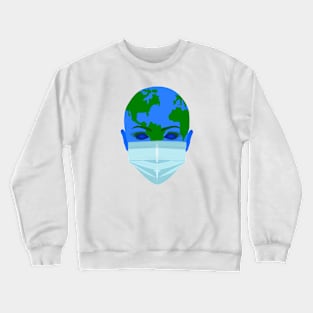 Mother Earth in isolation Crewneck Sweatshirt